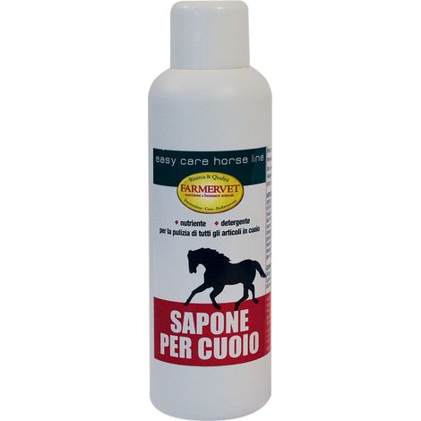 SAPONE PER CUOIO pulisce e deterge tutti gli articoli da selleria: 1 pz Sapone Cuoio 1000 ml