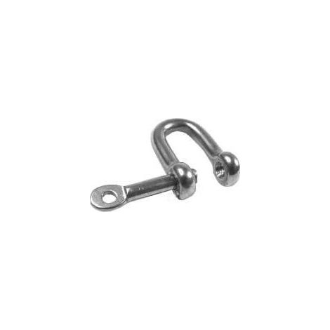Manille droite axe imperdable inox A4 - diametreaxe: 5 - Diamètre: 5