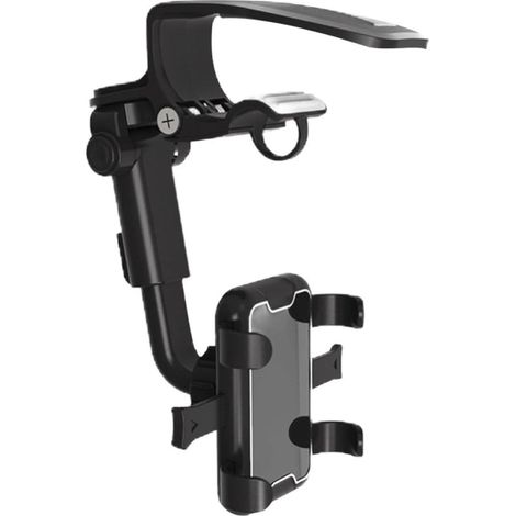 Support Téléphone Voiture Tableau de Bord Noir Maintien Antidérapant pour Navigation et Sécurité Conduite (1/5)