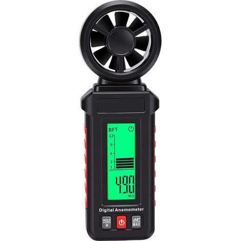 High Precision Lightweight Portable Digital Anemometer (1/5)