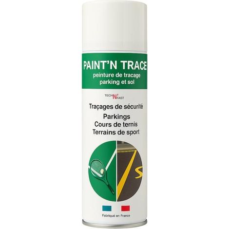 TECH N'FAST Bombe peinture de marquage sol aérosol 500 ml - Vert