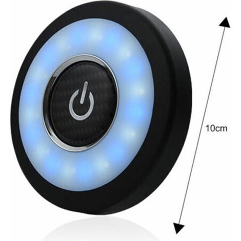 Lampe de lecture de protection des yeux à led pour voiture (bleu et blanc + trois couleurs lumineuses complètes)