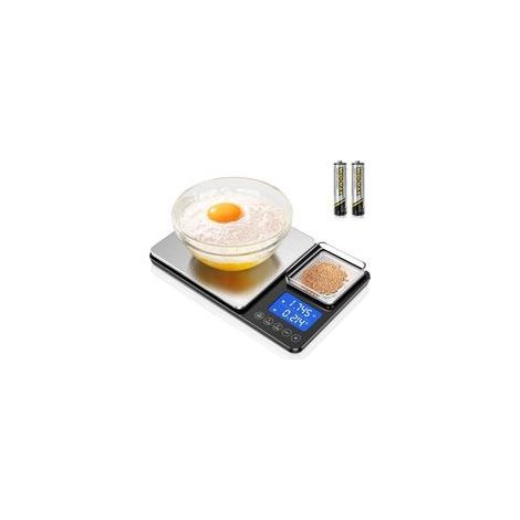 Balance de cuisine à double plateforme avec une précision de 0,001 once, une balance de cuisine de haute précision adaptée à la pâtisserie. (1/5)