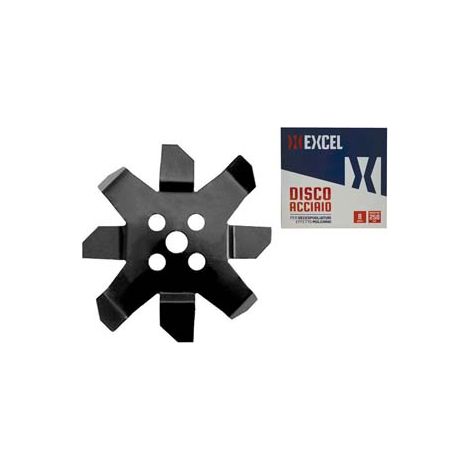 DISCO IN METALLO PER DECESPUGLIATORE A 8 DENTI EFFETTO MULCHING    EXCEL