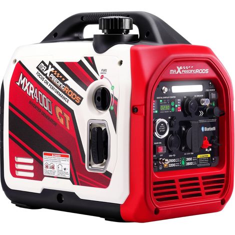 Groupe Electrogene Silencieux GPL et Essence 3500W via App Démarrage via App Bluetooth et Electrique Prises 230V Generator pour Camping, Garage et Usage Extérieur (1/5)