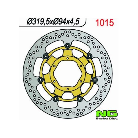 Disco de freno delantero NG para Honda CBR 1000 RR 06-07, VTR 1000 SP1/SP2 00-04, 320 mm