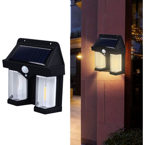 CL-228 Lampe solaire d'extérieur pour maison avec filament de tungstène à induction, lumière chaude (1/5)