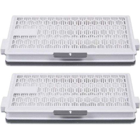 Filtre Aspirateur Air Clean Plus 50 pour Miele Complete C3 Powerline S8340 Filtre d'aspirateur, XU, Air Clean SF-HA 50 pour Complete C2 C3 Modèle compact C1 C2, Lot de 2