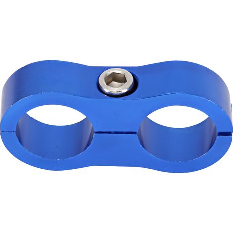 Collier séparateur de durite d'huile en alliage d'aluminium AN10 pour voiture, accessoire de modification, bleu (1/3)