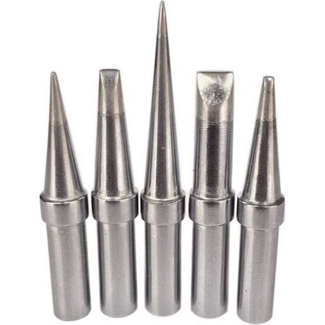 Lot de 5 pointes de fer à souder de rechange pratiques sans plomb ETA ETB ETD ETS ETT pour Weller WESD51 WESD50 WCC100 (1/5)