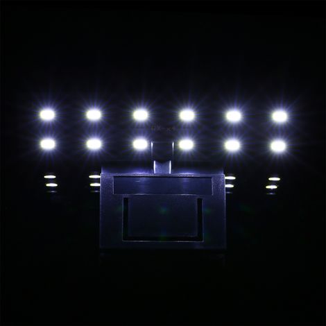 Lumière LED Ultra-mince pour Aquarium 5W, lampe d'éclairage à clipser Ultra brillante, 12 LED pour Aquarium (1/5)
