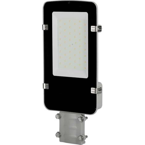 V-TAC 50W Samsung Chip LED-Straßenleuchte, Grau, Kaltweiß, IP65