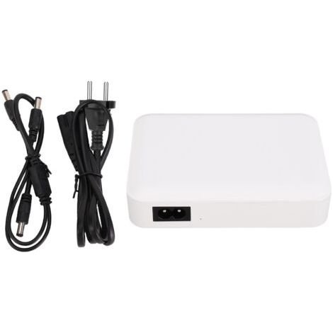 Alimentation électrique sans coupure (UPS), batterie de 6600 mAh, protection de sécurité multiple, convient aux routeurs, aux modems, aux caméras de sécurité et aux smartphones, fiche européenne