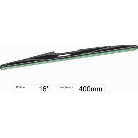 TRADE SHOP - Spazzola Tergi Posteriore Universale 16" / 400 Mm Lunotto Ricambi Per Auto - (1/2)
