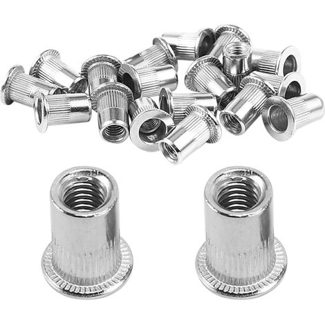 Écrous à sertir en acier inoxydable 304 20 pièces M6 x 15 mm (1/5)