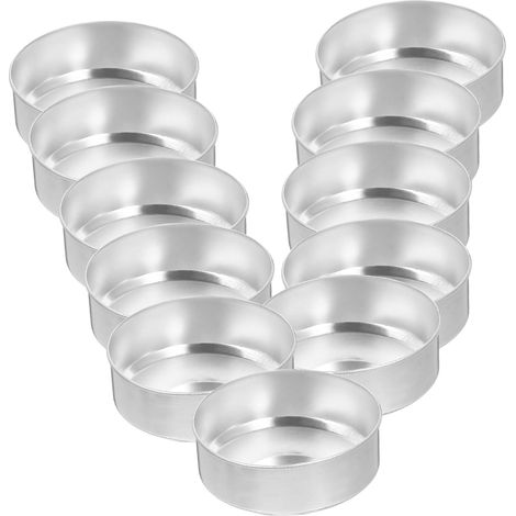 Contenitori in alluminio argentato per candele tealight, confezione da 200 pezzi (1/5)