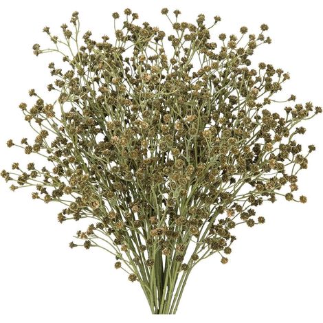 10x Künstlicher Schleierkraut Blumenstrauß 60cm, Kunstblumen wie echt für Deko (1/5)
