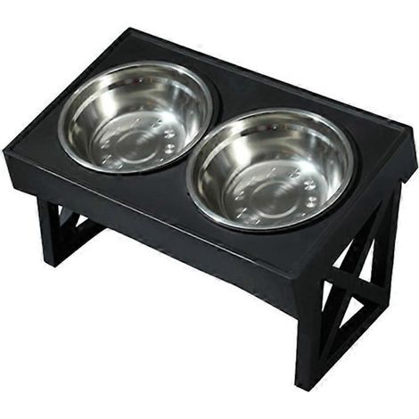 Gamelles pour chiens avec support, gamelles surélevées pour chiens, gamelles pour chiens à alimentation lente. (1/5)