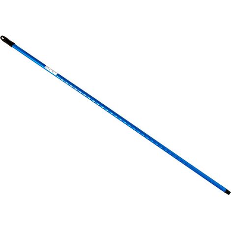 Mango en métal bleu pour balai/mop 140 cm (1/2)