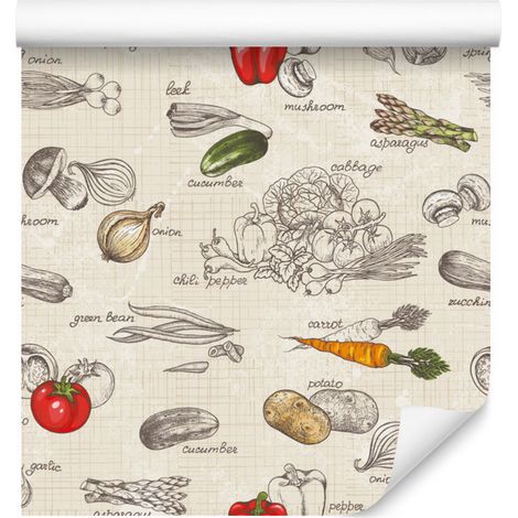 Papier peint vintage à motif bouquet de fleurs pour salon et chambre 50x1000 (1/5)
