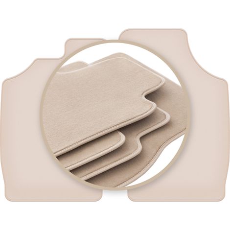 Hochwertige beige Fußmatten für: Daihatsu Cuore V Schrägheck 1997-2003 (1/5)