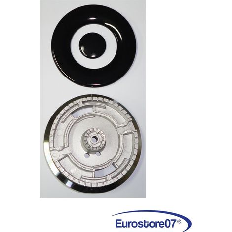 BRUCIATORE + SPARTIFIAMMA DOPPIA CORONA CUCINA WHIRLPOOL - URANIA cod BS 6201 (1/4)