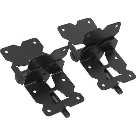 Kit de boulons de charnière pour portail de jardin, en acier au carbone, style américain, quincaillerie de verrouillage pour porte de clôture (1/5)