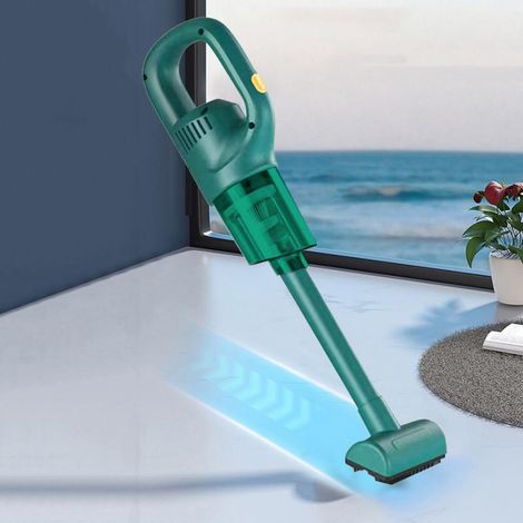 Aspirateur Main Sans Fil pour Voiture et Maison - Aspirateur Portable 50000PA Haute Puissance avec Batterie Lithium 1800mah et Accessoires Multiples (ABS, 46cm) (1/5)
