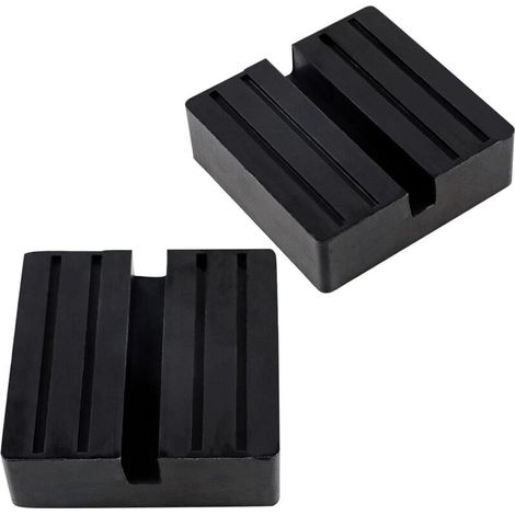Stück Gummi-Wagenheberauflage (75x75x25mm) Universeller Schlitzschienen-Rahmenschutz für Wagenheber, für Pkw und SUVs, für Wagenheber und Hebebühnen (1/4)