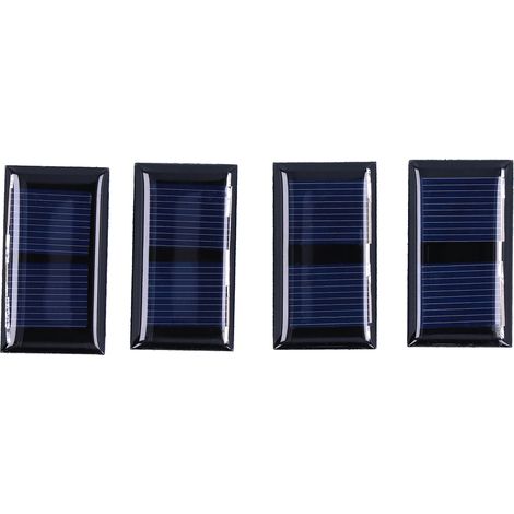 Lot de 4 modules de charge solaire miniatures 1 V 0,15 W pour projets de recherche (45 x 25 mm). (1/5)