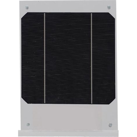 Panneau solaire monocristallin en silicium de 3,15 W, matériel pédagogique pour les laboratoires de physique. (1/5)