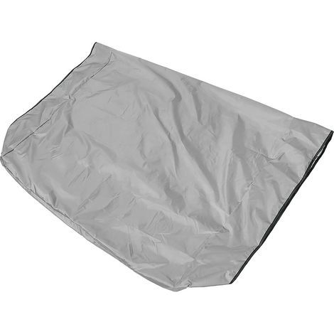 Accessoire de remplacement de couverture d'auvent de balanoire étanche à la poussière pour jardin extérieur CourtyardGray (1/5)