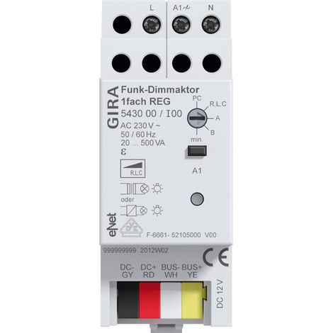 Gira Funk Dimmaktor 1f REG Gira eNet [543000], 5430 00