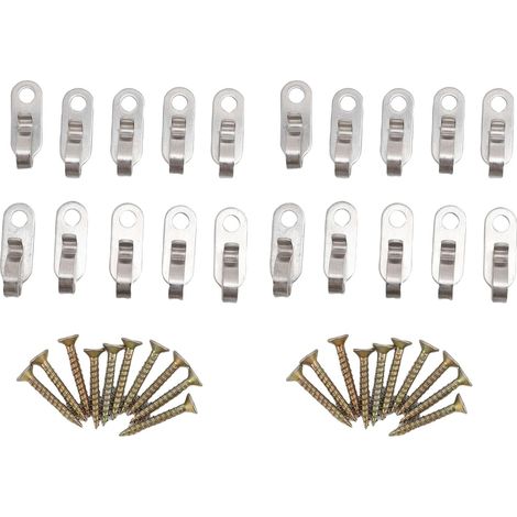 Crochet de suspension - inox - pour rangement intérieur (1/5)