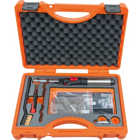 Kstools – Coffret multi-outils de réparation plastique 33 pièces – Micro-appareil à souder au gaz avec allumage piezo – Coffret robuste en plastique (1/5)