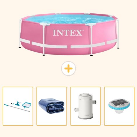 Intex Piscine Tubulaire Ronde - 244x76 cm - 5-pièces S131 (1/5)