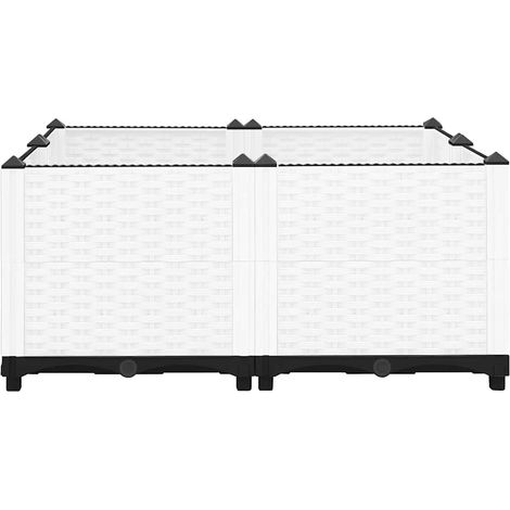 Maison Exclusive - Fioriera Rialzata 80x80x38 cm in Polipropilene (1/5)