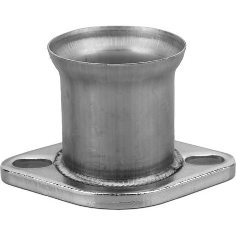 Adaptateur de turbocompresseur pour échappement, bride à 2 boulons, raccord de tuyau inox 3 pouces vers descente 2,5 pouces (1/5)