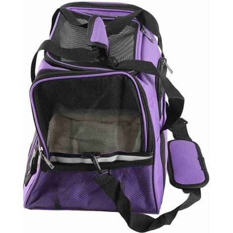 Sac de transport pour animaux de compagnie, Portable, respirant et confortable, avec bandoulière réglable, pour chat et chien (1/5)