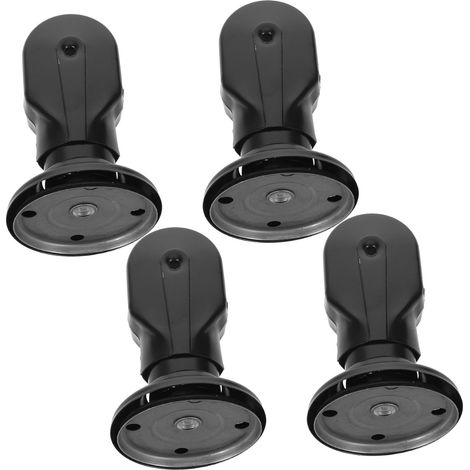Set di 4 staffe a muro in acciaio inox per pareti divisorie di bagni, adatte per pareti divisorie di bagni e accessori per bagni pubblici. (1/5)