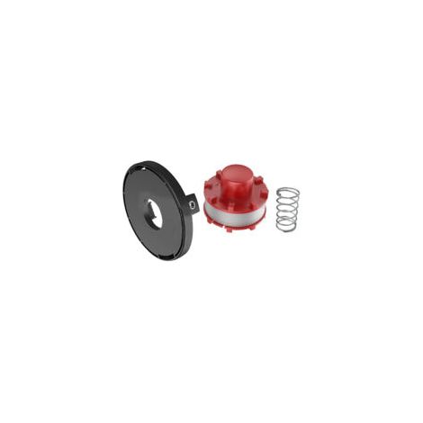 Ersatzspule 2,0 mm x 8 m Trimmerfaden für Einhell CECT 36/30 LI E SOLO, AGILLO 36/255 B (1 Spule + 1 Abdeckung + 1 Feder) - Crezuo