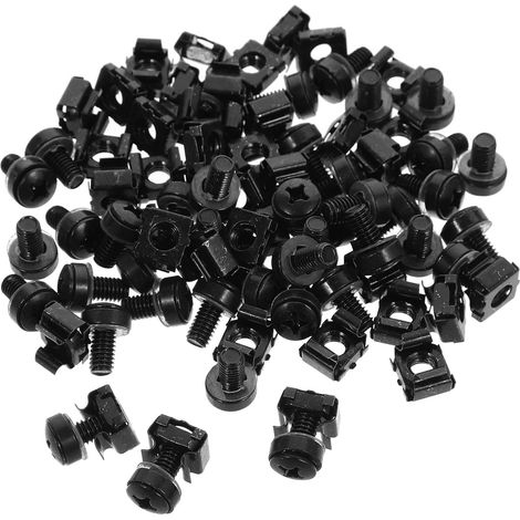 Sets of Round Screws Nuts and Washers Stainless Steel