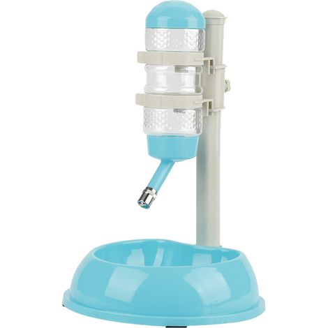 Bol réglable pour chien, distributeur de nourriture, mangeoire pour animaux de compagnie, chats, chiens, bleu