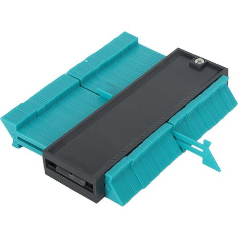 Règle de Contour à Verrou pour Mesures Irrégulières - Accessoire de Menuiserie Vert 127mm / 5 pouces