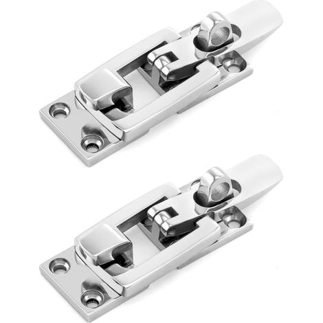 Quincaillerie et charnières pour armoires marines, loquets de verrouillage en acier inoxydable 316, pour portes de navires, 2 pièces (1/5)