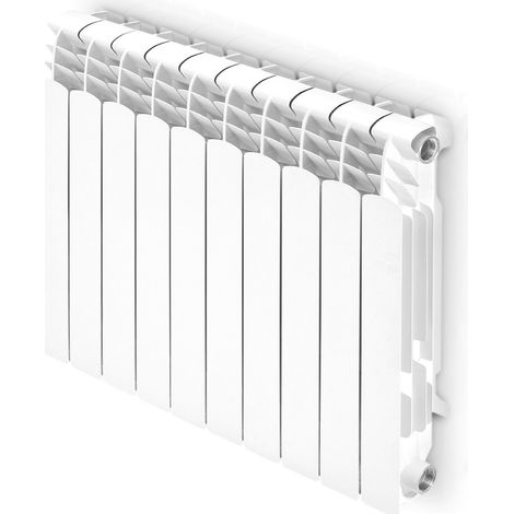 Radiador de aluminio Proteo 450 (ferroli), distancia entre conexiones: 350 mm, potencia de calefacción (1/2)