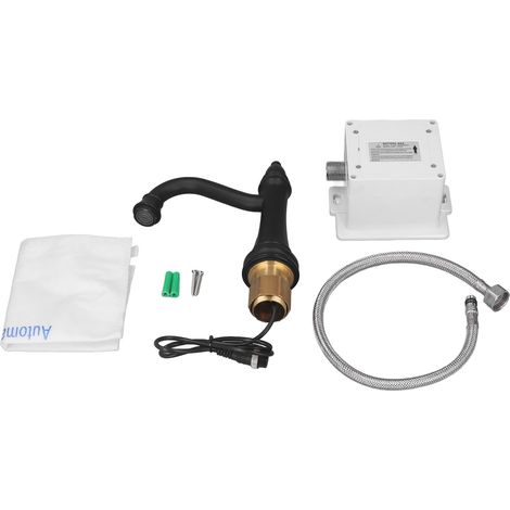 Robinet de lavabo sans contact en laiton, filetage mâle G1/2, à détection automatique. (1/5)