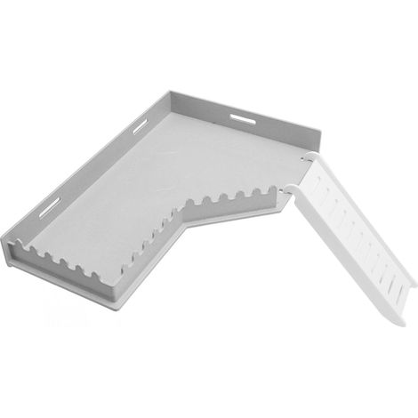 Plateforme pour cage à hamster, jouet d'exercice sécurisé en plastique pour petits animaux, plateforme surélevée avec échelle pour cage à cochon d'Inde type L (1/5)