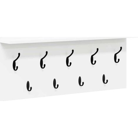 Maison Exclusive - Wandmontierter nachttisch Weiß 80 x 40 x 12 cm