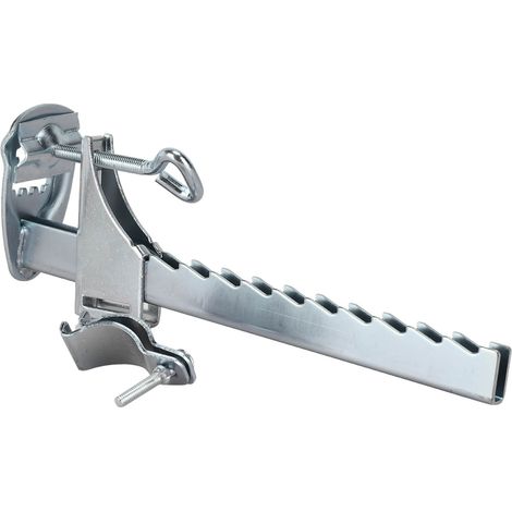 Support de fixation pour parasol en alliage d'aluminium, universel, pour balcon, table, banc, terrasse ou rambarde. (1/5)